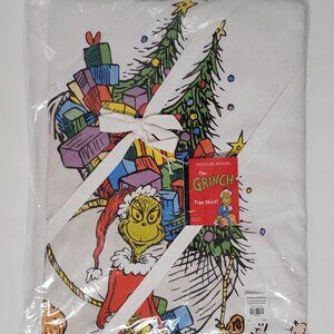 NEW RARE Williams Sonoma The Grinch Christmas Tree Skirt 56 1/2"